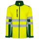 Soft shell bicolor de alta visibilidad Antares Ref.RHV9303-VERDE/AMARILLO