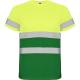 Camiseta técnica manga corta alta visibilidad Delta Ref.RHV9310-VERDE/AMARILLO