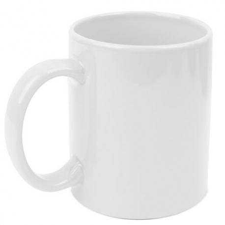 Mug de cerámica blanca 330ml Mérida