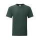 Camiseta de algodón de adulto color Iconic 150g/m2 Ref.1324-VERDE OSCURO