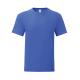 Camiseta de algodón de adulto color Iconic 150g/m2 Ref.1324-AZUL