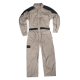 Buzo recto con cuello de tira WORKTEAM C4504 Ref.WTC4504-BEIGE/NEGRO