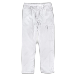 Pantalón acolchado con cintura elástica y un bolso en pernera