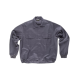 Cazadora con cremallera de metal oculta y dos bolsos de pecho con tapetas WORKTEAM B1152 Ref.WTB1152-GRIS