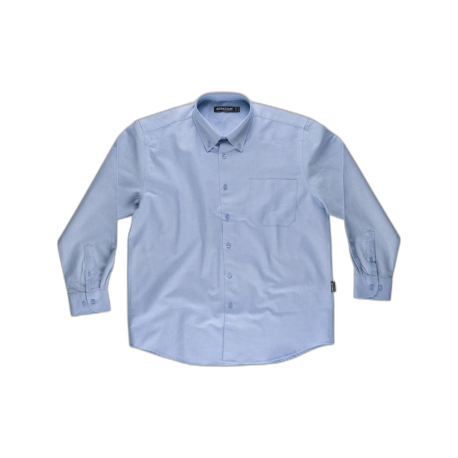 Camisa de manga larga con un bolso de pecho tejido oxford WORKTEAM B8400