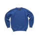 Sudadera cuello caja con puños y cintura elásticos WORKTEAM S5505 Ref.WTS5505-AZUL