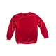 Sudadera cuello caja con puños y cintura elásticos WORKTEAM S5505 Ref.WTS5505-ROJO