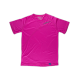 Camiseta técnica en colores flúor de manga corta con detalles reflectantes WORKTEAM S6610 Ref.WTS6610-ROSA FLUOR