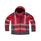 Chaqueta Workshell con capucha WORKTEAM S9212 Ref.WTS9212-ROJO/GRIS OSCURO