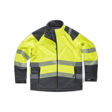 Chaqueta Workshell combinada con alta visibilidad WORKTEAM S9201