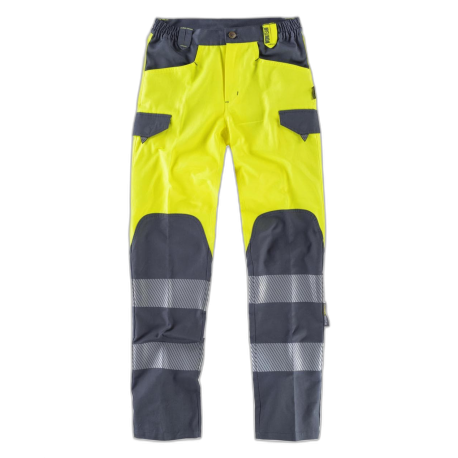 Pantalón multibolsillos combinado con alta visibilidad WORKTEAM C2715