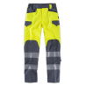 Pantalón multibolsillos combinado con alta visibilidad WORKTEAM C2715