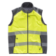 Chaleco Workshell combinado con alta visibilidad WORKTEAM S9231 Ref.WTS9231-AMARILLO AV/GRIS OSCURO