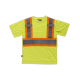 Camiseta manga corta con cintas reflectantes combinadas WORKTEAM C3645 Ref.WTC3645-AMARILLO AV/NARANJA AV