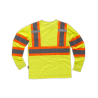 Camiseta manga larga con cintas reflectantes combinadas WORKTEAM C3633