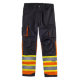 Pantalón multibolsillos combinado alta visibilidad WORKTEAM C2618 Ref.WTC2618-NEGRO/NARANJA AV