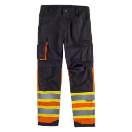 Pantalón multibolsillos combinado alta visibilidad WORKTEAM C2618