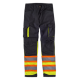 Pantalón multibolsillos combinado alta visibilidad WORKTEAM C2618 Ref.WTC2618-NEGRO/AMARILLO AV