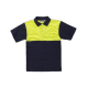 Polo manga corta con canesú combinado WORKTEAM C3840 Ref.WTC3840-MARINO/AMARILLO AV