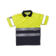 Polo combinado alta visibilidad manga corta WORKTEAM C3860 Ref.WTC3860-AMARILLO AV/MARINO