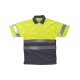 Polo combinado alta visibilidad manga corta WORKTEAM C3860 Ref.WTC3860-AMARILLO AV/GRIS