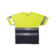 Camiseta manga corta combinada AV WORKTEAM C3941 Ref.WTC3941-AMARILLO AV/MARINO