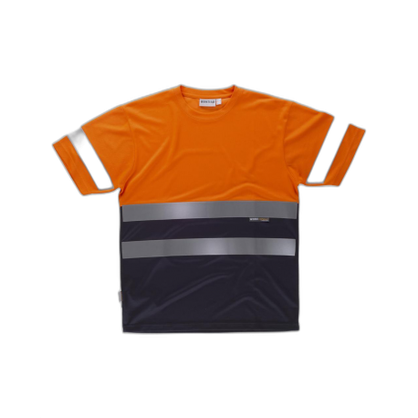 Camiseta manga corta combinada AV WORKTEAM C3941