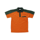 Polo combinado de alta visibilidad con un bolso de pecho WORKTEAM C2805 Ref.WTC2805-VERDE/NARANJA AV