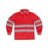 Polo manga larga Rojo AV WORKTEAM C3837