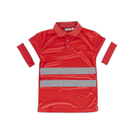 Polo manga corta Rojo AV WORKTEAM C3887