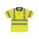 Polo manga corta combinado WORKTEAM C3882 Ref.WTC3882-AMARILLO AV/GRIS OSCURO