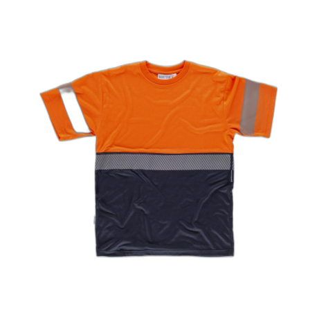 Camiseta manga corta combinada WORKTEAM C6030