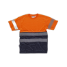 Camiseta manga corta combinada WORKTEAM C6040