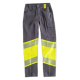 Pantalón elástico multibolsillos WORKTEAM C2718 Ref.WTC2718-GRIS OSCURO/AMARILLO AV