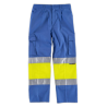 Pantalón con 2 cintas de alta visibilidad y reflectante WORKTEAM C4018