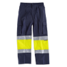 Pantalón con 2 cintas de alta visibilidad y reflectante WORKTEAM C4018