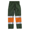 Pantalón con 2 cintas de alta visibilidad y reflectante WORKTEAM C4018