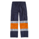 Pantalón combinado con cintura elástica WORKTEAM C4019 Ref.WTC4019-MARINO/NARANJA AV