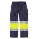 Pantalón combinado con cintura elástica WORKTEAM C4019 Ref.WTC4019-MARINO/AMARILLO AV