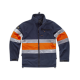 Workshell combinado con cintas reflectantes WORKTEAM S9520 Ref.WTS9520-MARINO/NARANJA AV