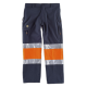 Pantalón Workshell combinado AV WORKTEAM S9820 Ref.WTS9820-MARINO/NARANJA AV