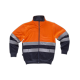 Sudadera AV combinada con cierre cremallera WORKTEAM C9037 Ref.WTC9037-NARANJA AV/MARINO