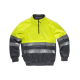 Sudadera AV combinada con media cremallera WORKTEAM C9035 Ref.WTC9035-AMARILLO AV/GRIS