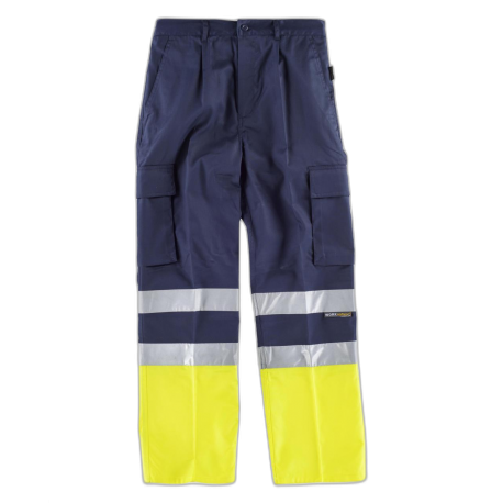 Pantalón bicolor WORKTEAM C4014