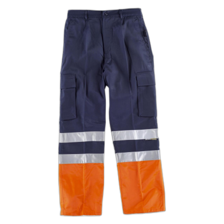 Pantalón bicolor WORKTEAM C4014