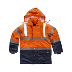 Parka combinada alta visibilidad con cintas reflectantes WORKTEAM C3710