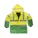 Parka combinada alta visibilidad con cintas reflectantes WORKTEAM C3711 Ref.WTC3711-VERDE/AMARILLO AV