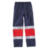 Pantalón multibolsillos con dos cintas de alta visibilidad WORKTEAM C4057