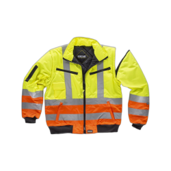 Piloto combinada alta visibilidad con cintas reflectantes