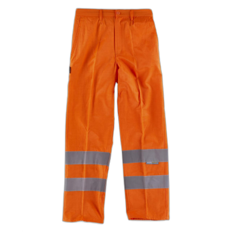 Pantalón alta visibilidad con cintas reflectantes WORKTEAM C3915